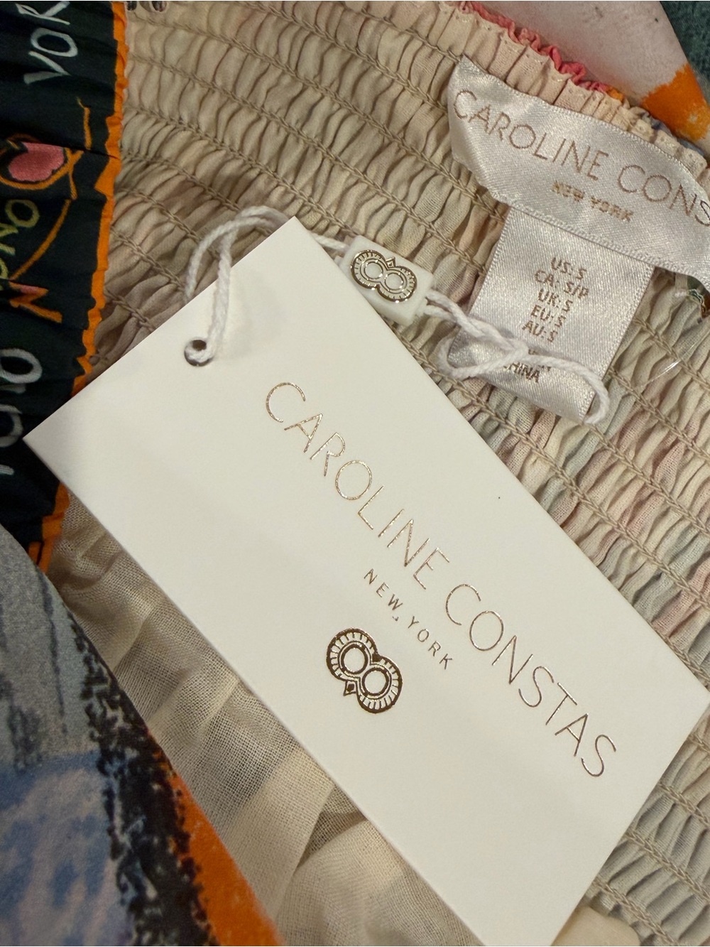 Caroline Constas Linen Euro Summer Maxi Sundress NWT - Picture 12 of 12